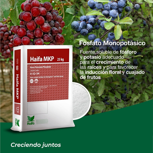 Nutriente Soluble Mkp Fosfato Monopotasico Haifa