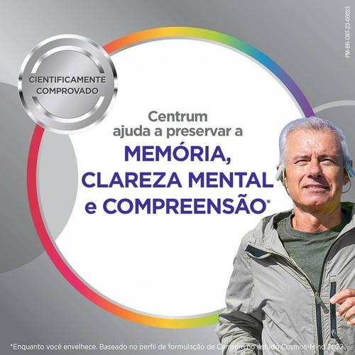 MultivitamĂnico Centrum Select Homem 50+ 60 Comprimidos