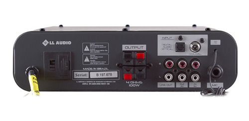 Imagem 2 de 4 de Amplificador Som Ambiente Sa100bt Optical 60w Usb Bluetooth