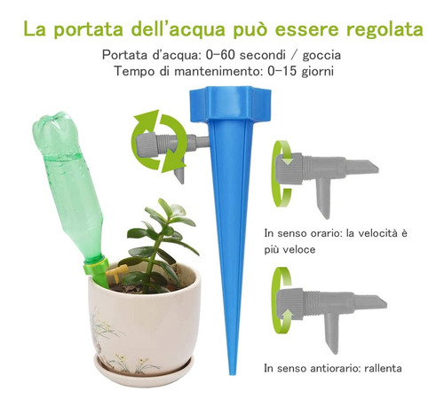 12 Picos De Riego Automático, Bebedero De Plantas,