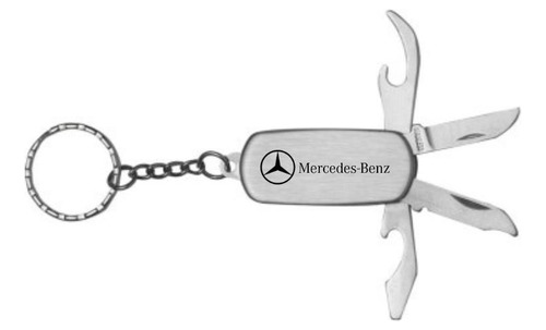 Chaveiro De Metal 4 Funções Mercedes Gle Gla Glb Gls - T