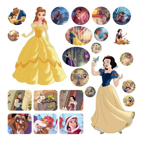 Histórias Para Divertir : Branca De Neve E Bela E A Fera, De Disney. Editorial Bicho Esperto, Capa Mole, Edição 1 Em Português, 2024