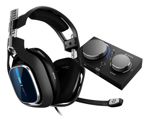 Audifonos Gamer Astro A40 Tr + Mixamp Pro Tr - Black Ps4