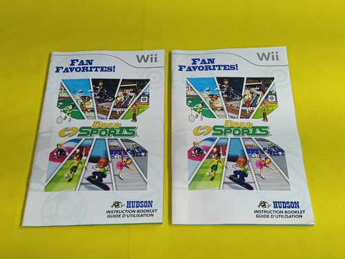 Manual Original Deca Sports Nintendo Wii En Frances 