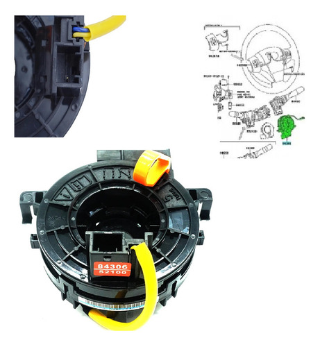 Cable Espiral Toyota Avalon 1994 Al 1999 Prim Gen Xx10