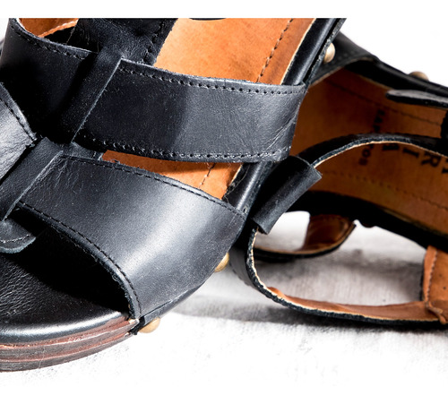 Zapatos Cuero Mujer Talle 38 Muy Buen Estado Negro 38 (Usado)