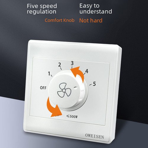 C, Interruptor Velocidade Do Ventilador Teto 5 Posições