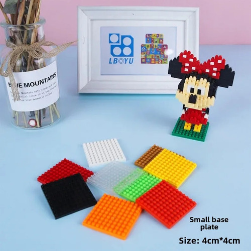 Placa Base Pequeña De 4 X 4 Cm (color Aleatorio) - Le Baiyu
