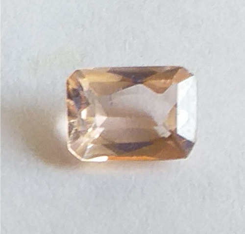 Zafiro Rosa Corte Octogonal 10,1 X 7,1 X Prof 4,1 Mm***