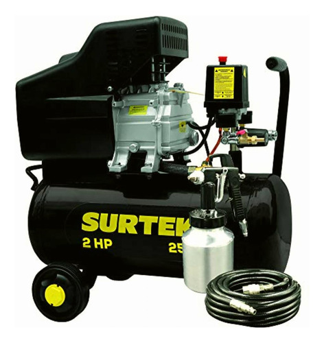 Surtek Kit De Compresor De Aire Horizontal Con Capacidad Del