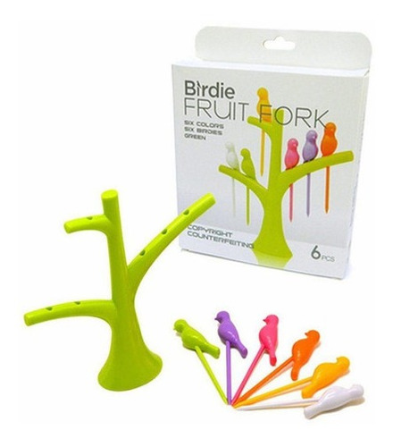 Palillos Pinches Para Picada Arbol Pajaro Ave