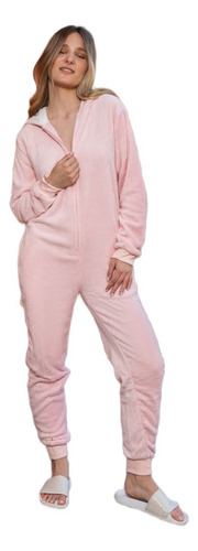 Pijama Mono Enterito Fleece Peluche Bianca Secreta 21505