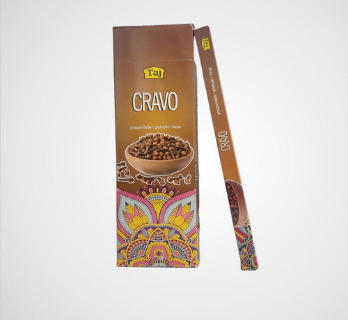 Vareta Taj Cravo Fragrância Cravo X 6 Unidades  100g