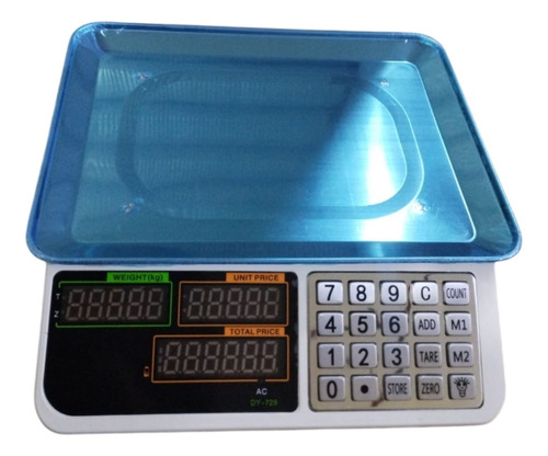 Balanza Digital 30 Kg Recargable Blanco