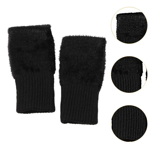 Guantes Sin Dedos Moda Elegantes Guantes De Medio Para En