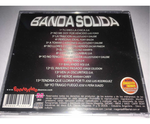 Banda Solida Mas Vivos Que Nunca Cd Nuevo Original Cerrado