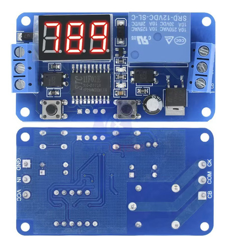Timer Multifuncional 12v Temporizador Retardo Arduino Pic