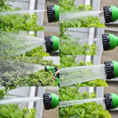 Manguera Expandible Retráctil 15 M Con Aspersor Para Jardin