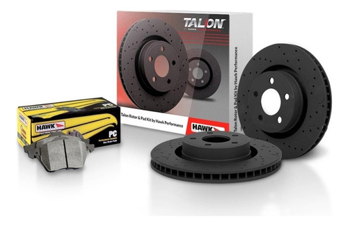 Kit De Frenos Hawk Delantero Roraima V6 Cerámica (rin 18)