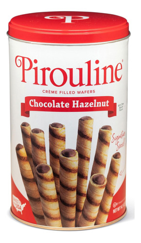 Creme De Pirouline Obleas Enrolladas, Avellana De Chocolate,