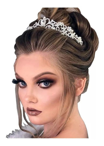 Coroa Tiara Noiva Daminha Dama Debutantes Casamento + Nf