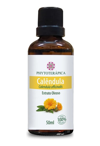 Óleo Vegetal De Calêndula 60ml - Phytotérapica (100% Puro)