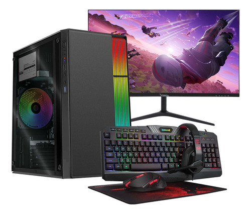 Kit Pc Gamer Monitor 27 Ryzen 3 3200g Ram 16gb Ssd 500gb