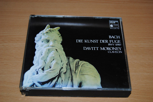 Bach -- Die Kunst Der Fuge Bwv 1080, Cd Doble Davitt Moroney