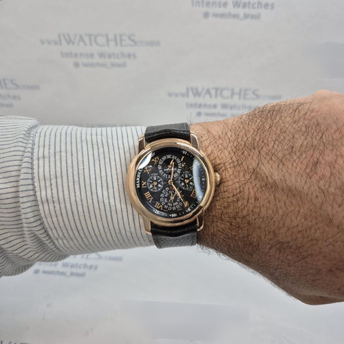 Audemars Piguet Jules Audemars Perpetual Calendar Preto Rosé Preto (Usado)