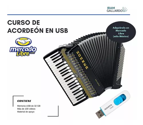 seco astronauta Puede ser calculado Curso De Acordeón De Teclado En Usb | Meses sin intereses