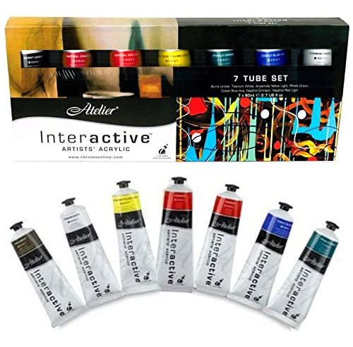 Art Paint - Atelier Interactive Acryl 2.7 Fl Oz 7-tubos