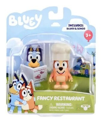 Bluey Figura Articulada Set X2 C/acc 13023 Disney Jr Srj