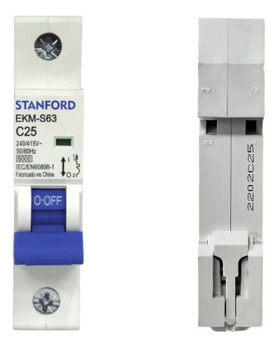 Interruptor Automatico Monofasico C25 Curva C Stanford