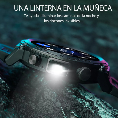Xinnuo Smartwatch Eiggis Ke3 Reloj Inteligente Con Linterna 3atm