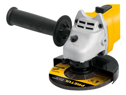 Imagen 2 de 2 de Miniesmeriladora angular Pretul ESMA-4-1/2P4 de 60 Hz amarilla 500 W 127 V Llaves