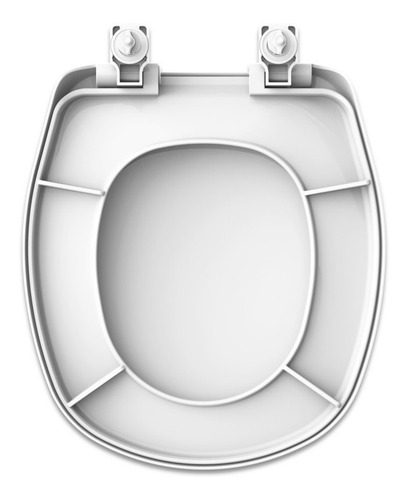 Imagem 3 de 5 de Assento Sanitário Deca Aspen Polipropileno Conv Branco