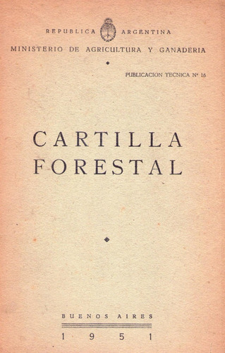 Cartilla Forestal.