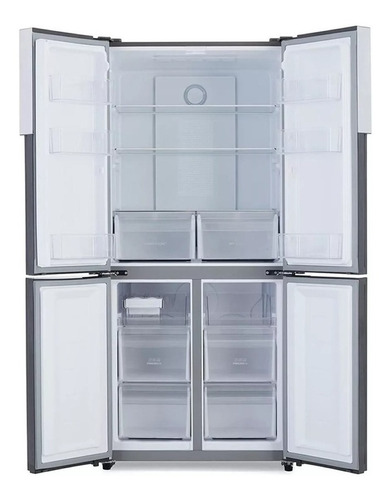 Imagen 3 de 3 de Heladera inverter no frost Patrick PQP458BKRSS0 acero inoxidable con freezer 459L 220V - 240V
