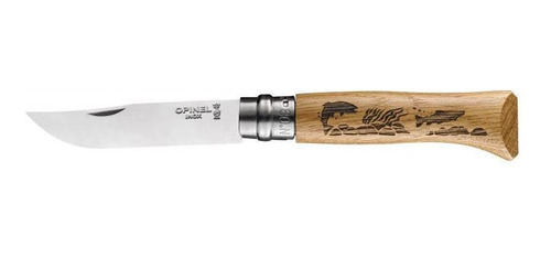 Navaja N°8 Stainless Steel Animalia Trout Opinel 