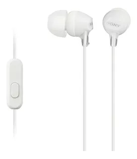 Fone de ouvido in-ear Sony EX Series MDR-EX15AP branco