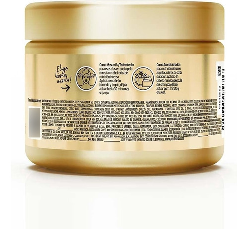 2 Pzas Mascarilla Capilar Pantene Nutre Renueva Sella 300ml