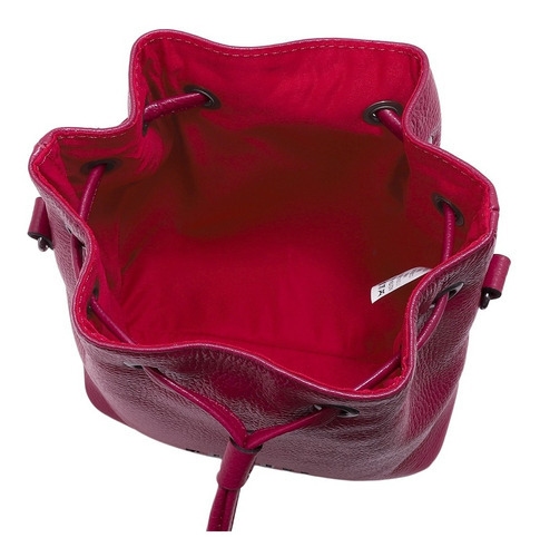 Bolso Mariart Mini Jade Transverse de piel de vaca para mujer, color magenta