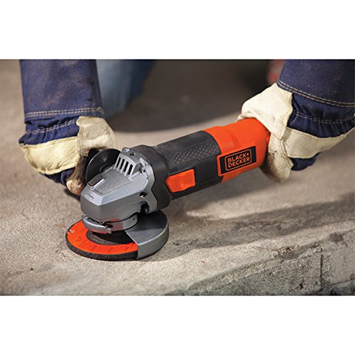 Amoladora Angular Black+decker, 4-1/2 Pulgadas, 6 Amperios (