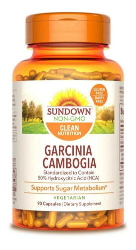 Sundown Garcinia Cambogia, 90 Cápsulas Vegetarianas