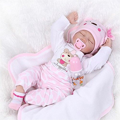 Muñeca Reborn Baby Dolls 55cm Realista Recien Nacida Import