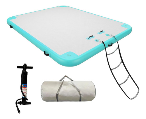 Plataforma Flotante Inflable Para Piscina Y Playa Con Superf