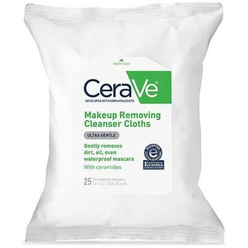 Cerave Makeup Removing Cleanser Cloths Toallas Demaquillante