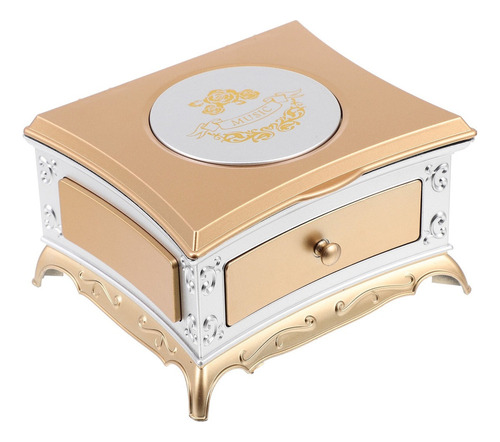 Caja Musical Decoración Bailarina Joyero Giratorio Cajón S