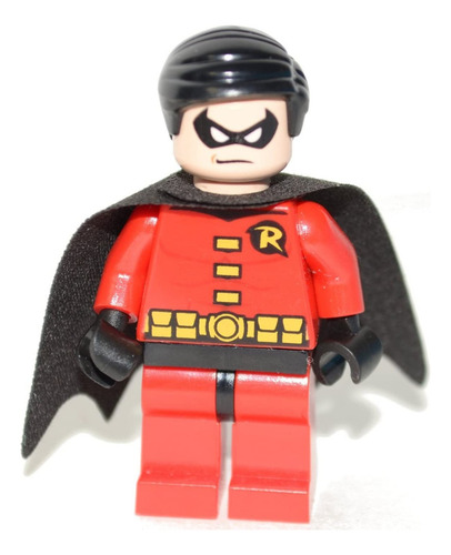 Lego Dc Comics Super Heroes Batman Minifigura - Robin (rojo)