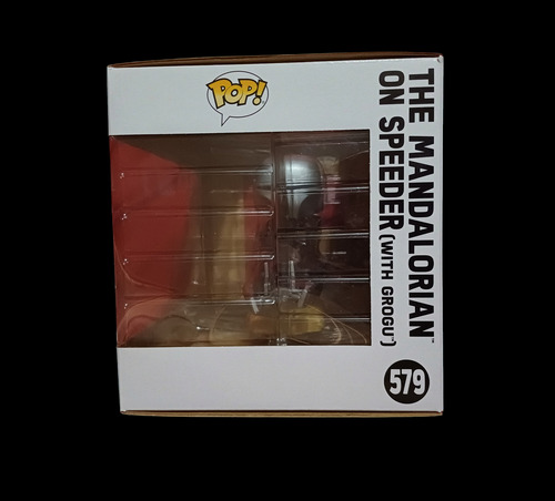 Funko Pop Star Wars The Mandalorian On Speeder (caja Dañada)